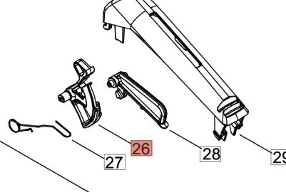 LEVA ACCELERATORE PER MOTOSEGA 431SX SHINDAIWA ECHO