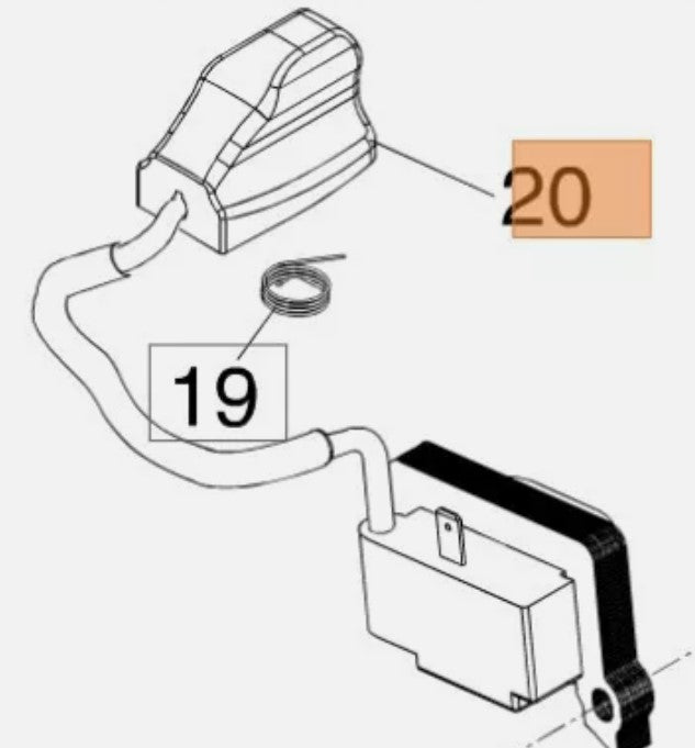 PIPETTA PER CANDELA SPARK PLUG PER DECESPUGLIATORE BC350/400 OLEOMAC