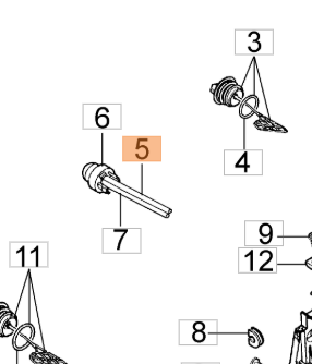 TUBO VICINO KIT SFIATO PER MOTOSEGA GS 35/GSH 400 OLEOMAC