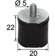 AMMORTIZZATORE CIRCOLARE PER MOTOSEGA 015/020/MS200T STIHL