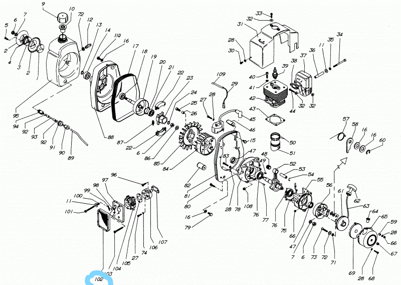 Filtro aria carburatore ricambio atomizzatore Cifarelli