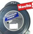 Rotolo filo decespugliatore titanium power diam.3.5 quadro mt.32 BLU