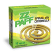 ZZ PAFF SPIRALI CITRONELLA CONFEZIONE DA 10 PEZZI