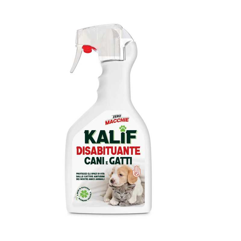 DISABITUANTE CANI E GATTI KALIF DA 750 ML ZERO MACCHIE