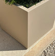 VASO KEBE QUADRO GREENER CM.40 CON RISERVA D'ACQUA BEIGE RUOTE DUNE