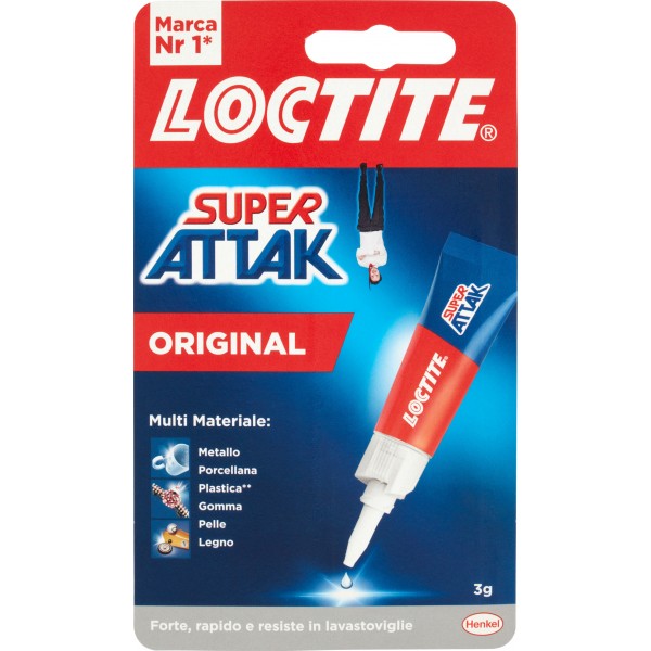 ADESIVO ATTAK SUPER GR.3 ORIGINAL LOCTITE