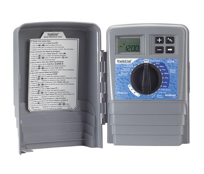 Programmatore KWIKDIAL a 4 stazioni con trasformatore incorporato