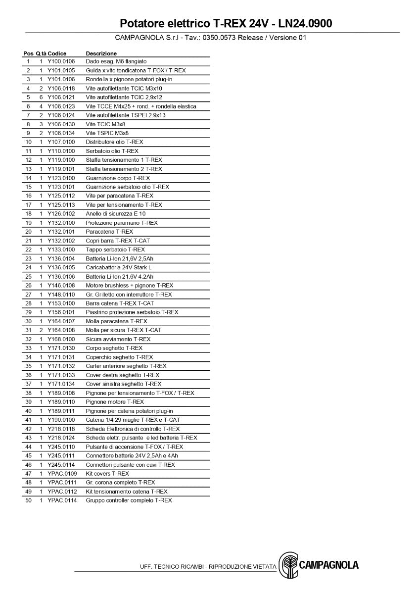 TAPPO SERBATOIO T REX CAMPAGNOLA