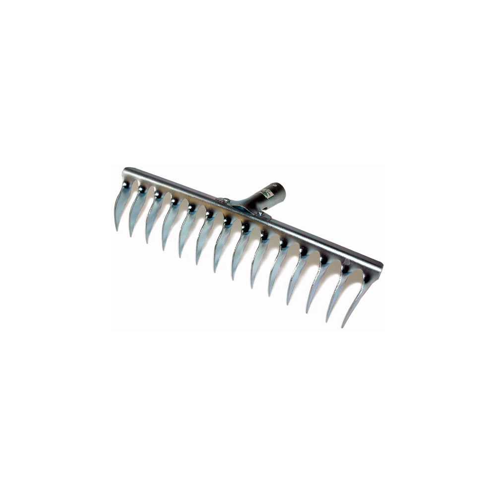 AERATORE 16 DENTI ZINCATO BURG CON MANICO