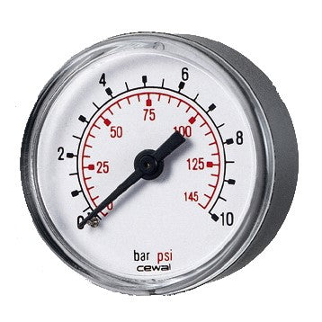 MANOMETRO GAS CONICO 1/8" DIAMETRO 50 COMEX