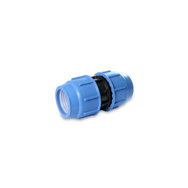 MANICOTTO RACCORDO A COMPRESSIONE DIAMETRO 16X16 TUBO POLIETILENE