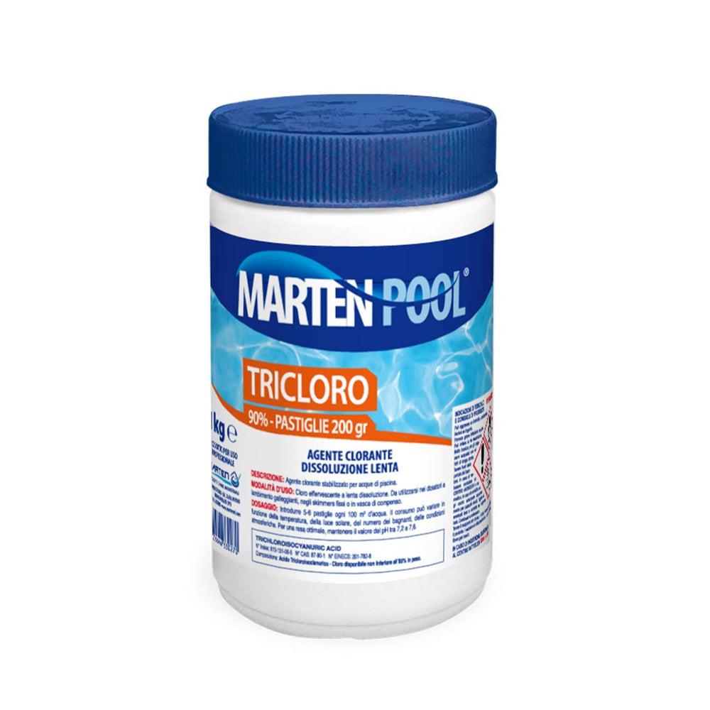 TRICLORO PASTIGLIE DA 200 GR. DA KG.1 MARTEN