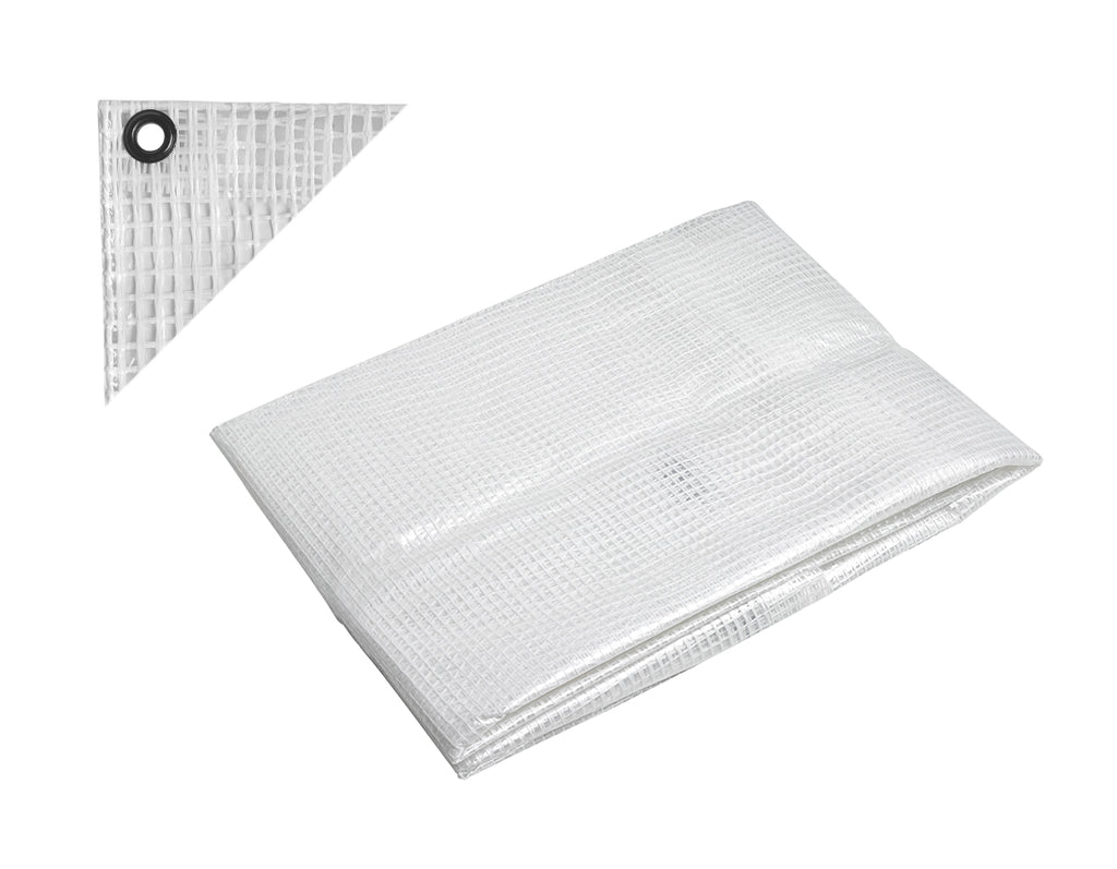 TELONE OCCHIELLATO RETINATO 3.00X4.00 MT.TRASPARENTE PAPILLON