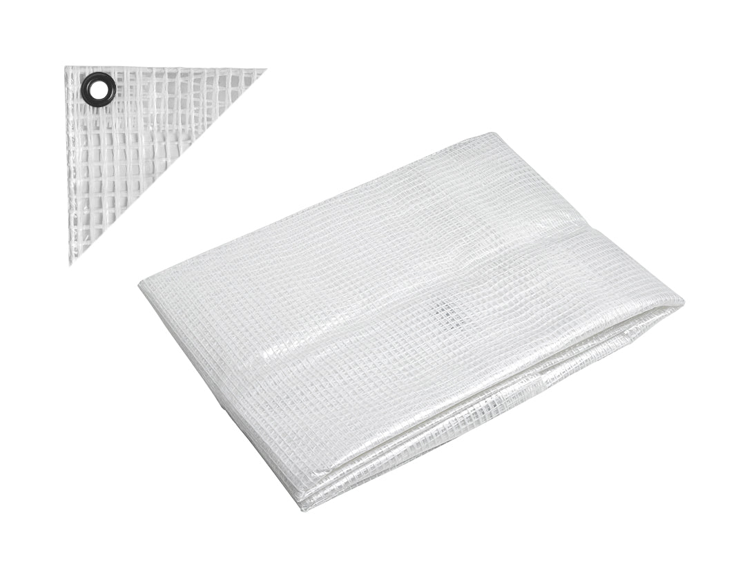 TELONE OCCHIELLATO RETINATO 3.00X4.00 MT.TRASPARENTE PAPILLON