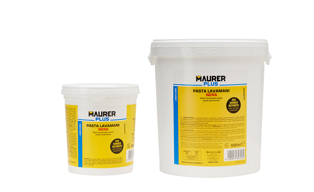 PASTA LAVAMANI IN PASTA NERA 4LT. MAURER PLUS
