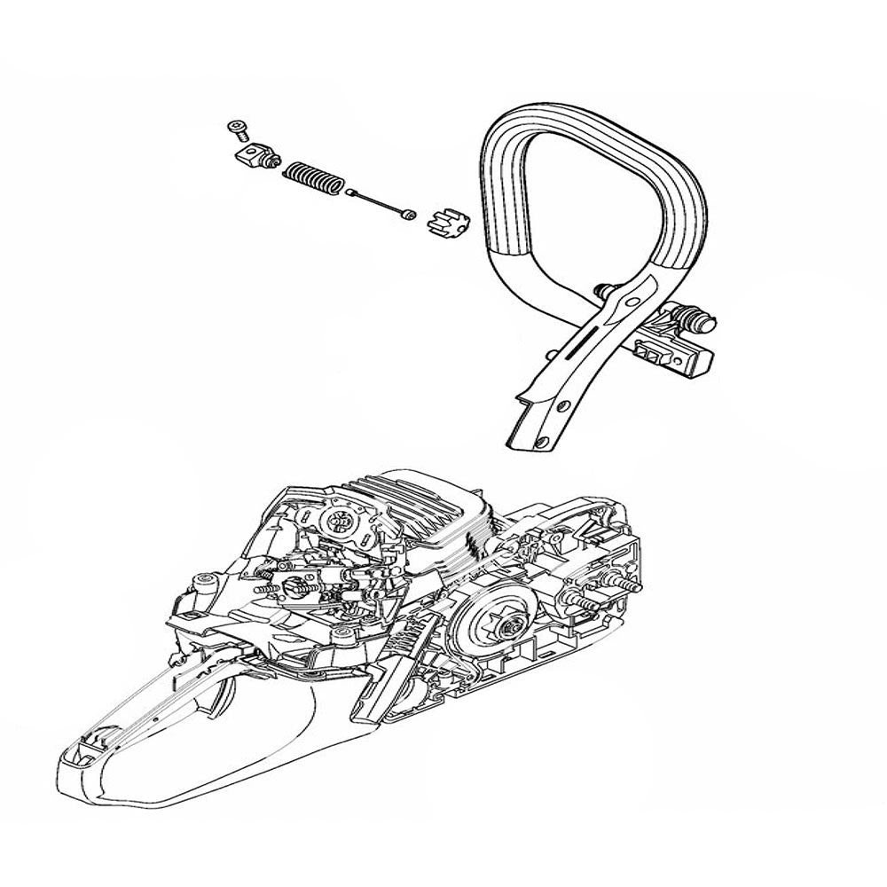 MOLLA ANTIVIBRANTE PER MOTOSEGA MS 231/251/271 STIHL