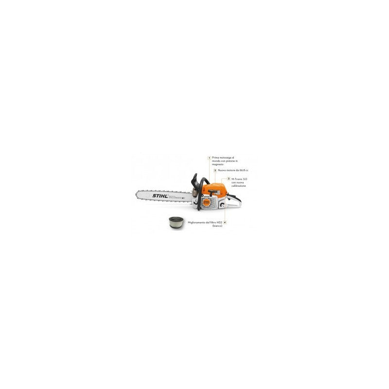 MOTOSEGA MS 400 C-M CON BARRA CM.50 CATENA 72 MAGLIE 3/8 1.6 STIHL
