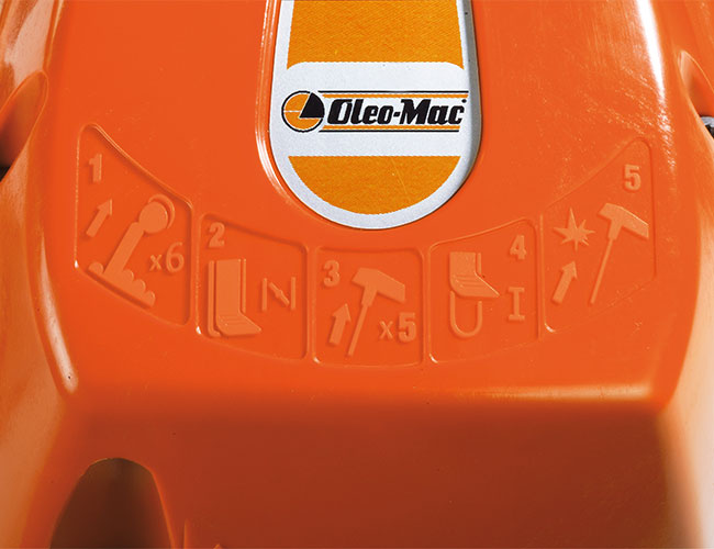 Motosega a scoppio Oleomac GS350C cm35 2.0HP-1.5KW/38.9cm.