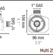 POMPA PER LAGHETTO SICCE MULTI 800 800 L/H 13 W