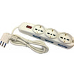 MULTIPRESA CON INTERRUTTORE 3POSTAZIONI SCHUKO+6BIPASSO MAURER
