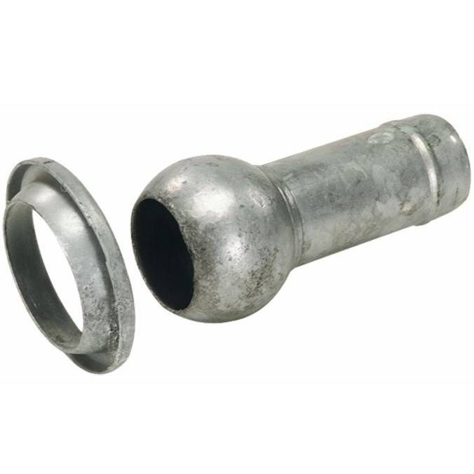 SFERA PORTAGOMMA ZINCATA 80X60 PER TUBO NERO