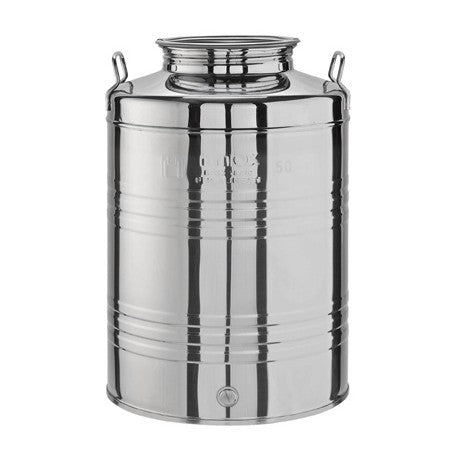 CONTENITORE BIDONE PER OLIO DA 50 LT. S/PREDISPOSIONE MINOX