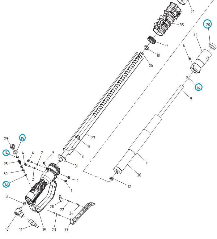 KIT GUARNIZIONI IMPUGNATURA T1-T2-T3 CAMPAGNOLA