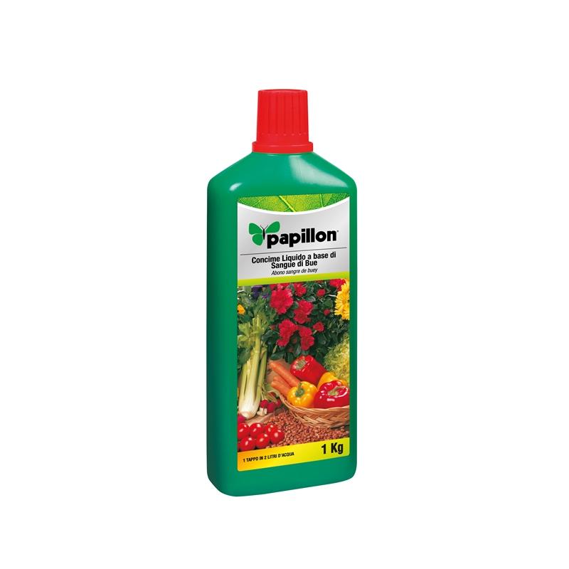 CONCIME LIQUIDO SANGUE DI BUE DA 1 KG PAPILLON