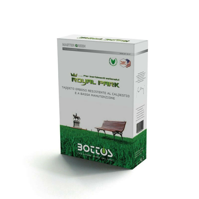 Semi prato resistenti al calpestio Royal Park da 1 KG. Bottos