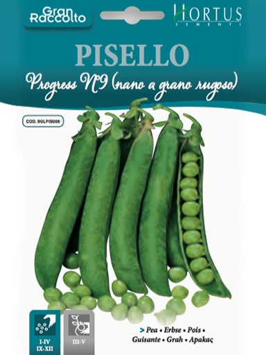 PISELLO PROGRESS N°9(NANO A GRANO RUGOSO)