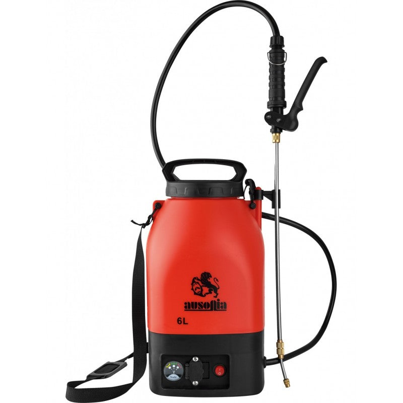 POMPA A SPALLA BATTERIA 12 V 6 LITRI AUSONIA