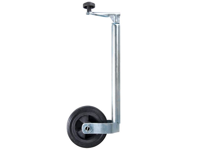 Ruotino registrabile per carrello omologato appendice tubo diametro 48