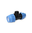 TEE A 90°16X3/4X16 MASCHIO A COMPRESSIONE TUBO POLIETILENE PN16