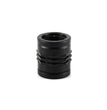MANICOTTO FILETTATO FEMMINA/FEMMINA DA 2"1/2 NERO PP