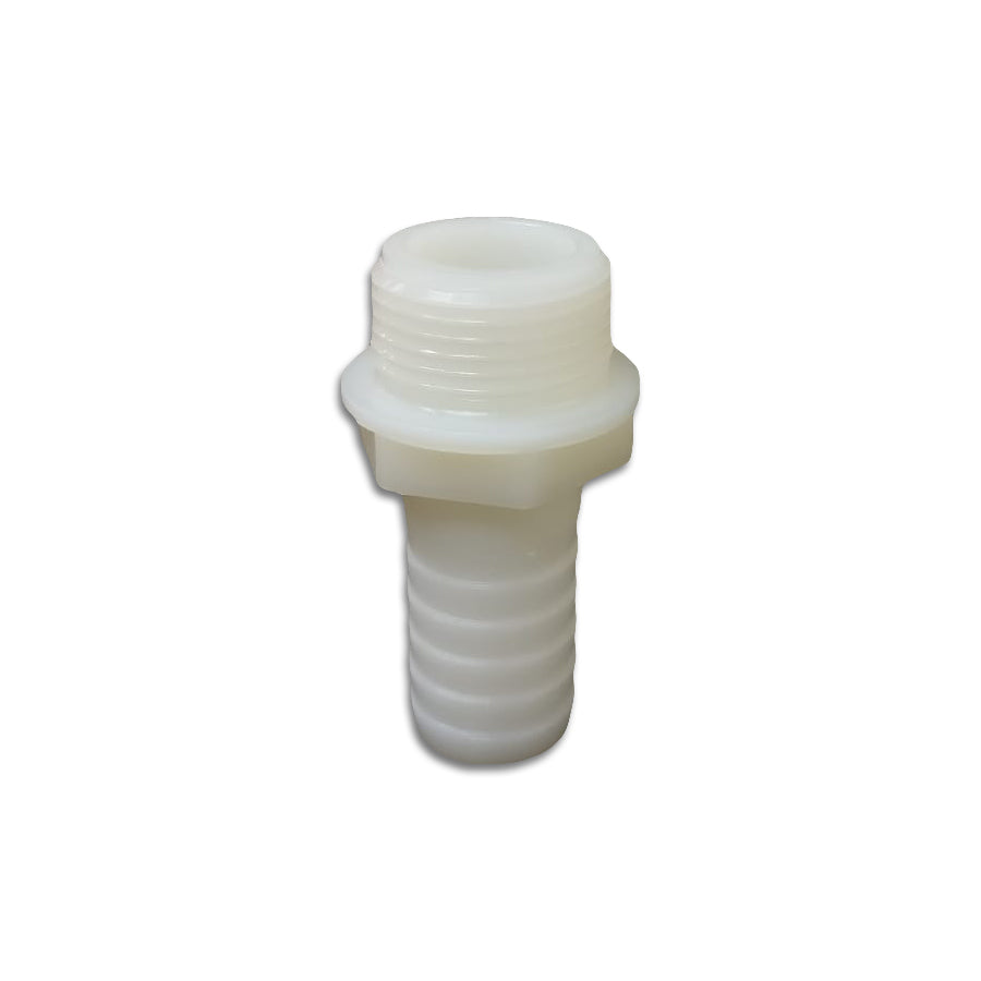 PORTAGOMMA DIRITTO MASCHIO 1"X25 NYLON BIANCO BUCCHI