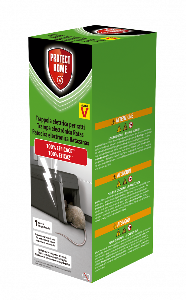 TRAPPOLA ELETTRICA PER RATTI PROTECT HOME SBM