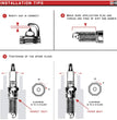 Candela RCJ7Y per motozappa/motosega/decespugliatore/trivella