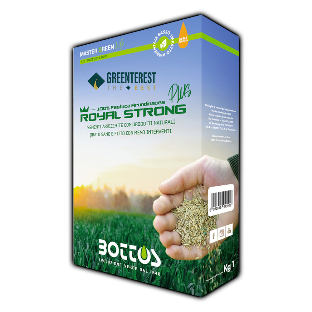 ROYAL STRONG PLUS MG LIFE 100% FESTUCA BOTTOS
