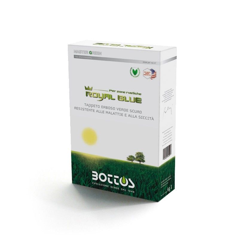 Semi prato resistente alla siccita' Royal Blue da 1 Kg. Bottos