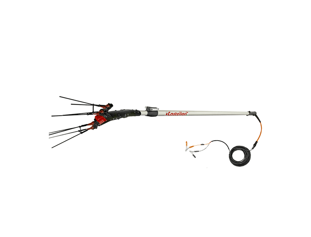 ABBACCHIATORE A BATTERIA VERTIGO LUNGO 12 V 2.4 MT. 3.20MT ALLUMINIO