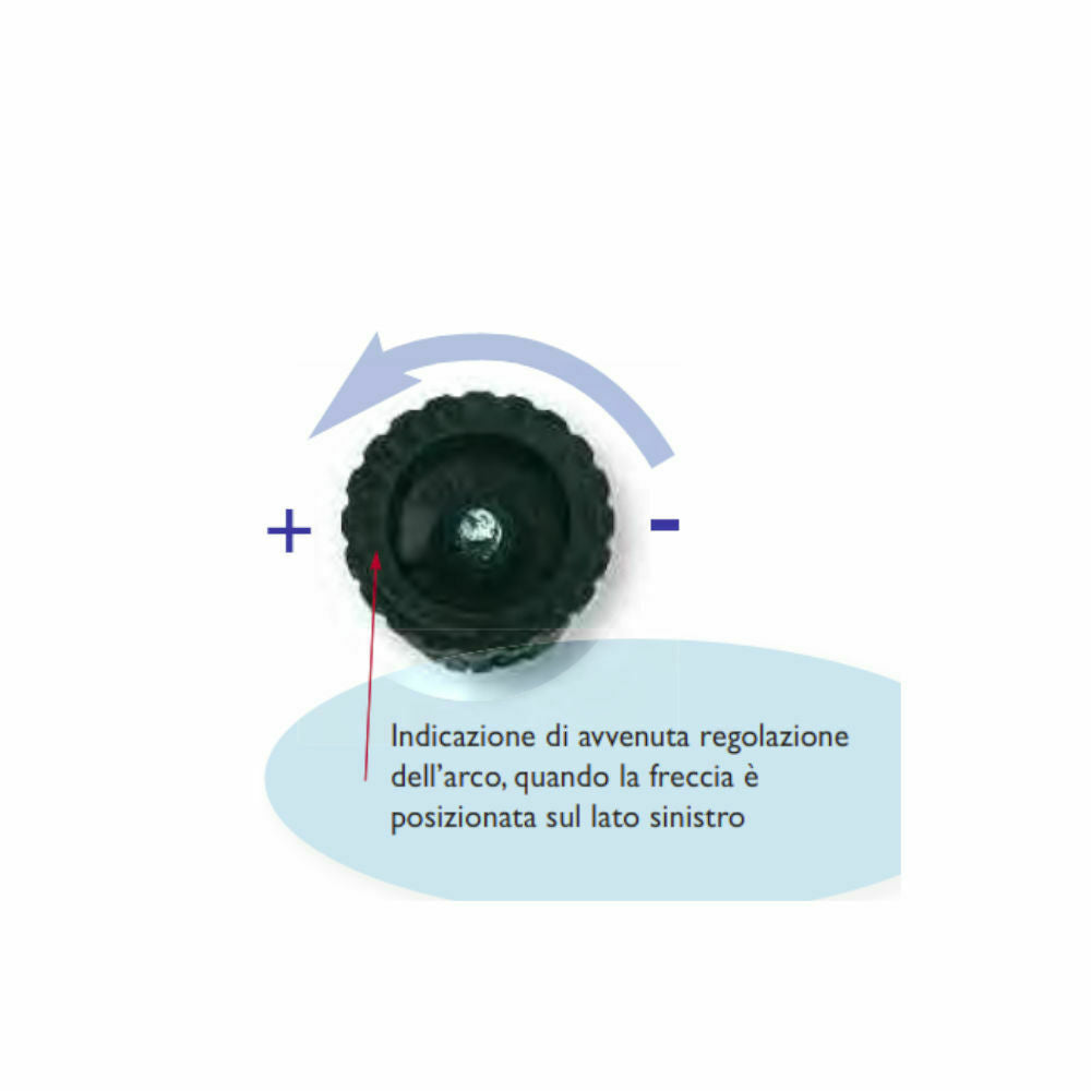 TESTINA RICAMBIO VERDE PER POP-UP SLP200-SLP400 RAGGIO 3,00-3,70