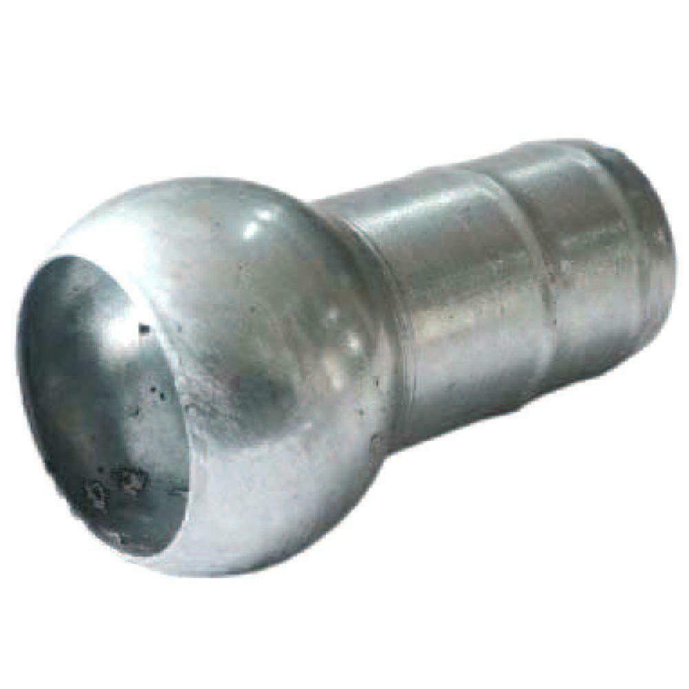 SFERA CANOTTO PORTAGOMMA ZINCATO DA 100 PER TUBO SPIRALATO