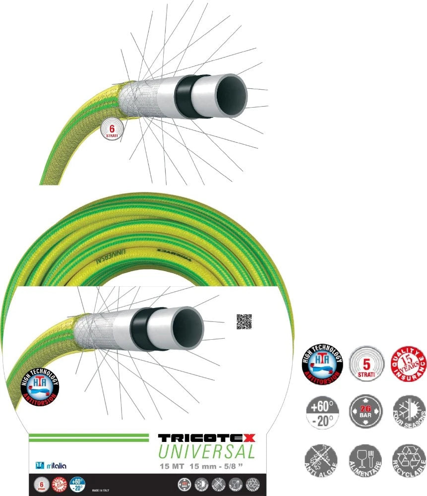 TUBO PROFITEX UNIVERSAL GIALLO 3/4"MT.50