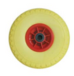 RUOTA PER CARRELLI PORTAPACCHI PU 260X85 CON PLASTICA FORO 20 ALTE