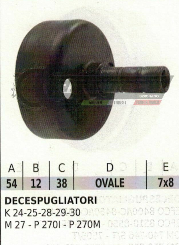 CAMPANA FRIZIONE FLUTTUANTE TEMPRATA 23/27 PER DECES.P28/37 BLUE BIR