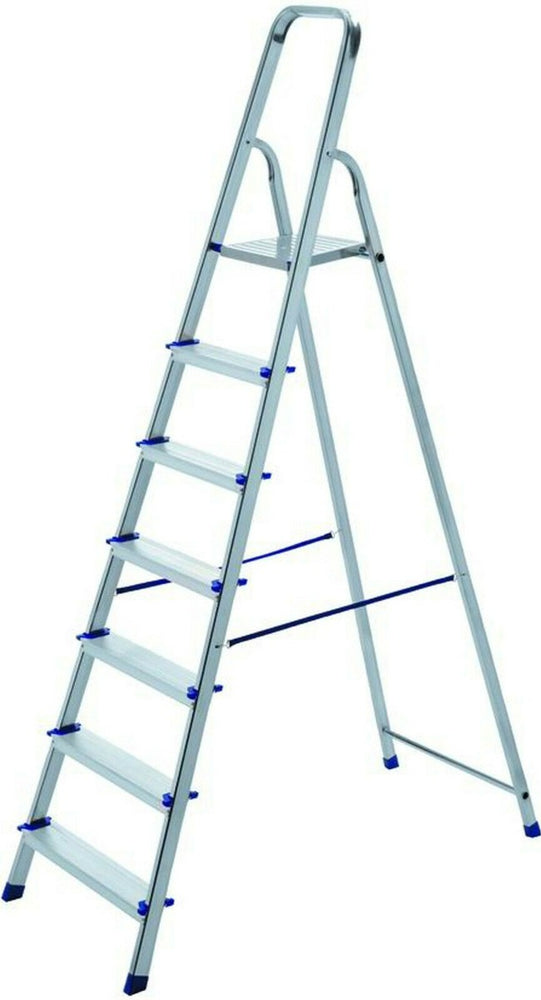 SCALA A 7 GRADINI A LIBRO ERCOLE EN 131 VIGOR PORTATA 150 KG. SP.1.2