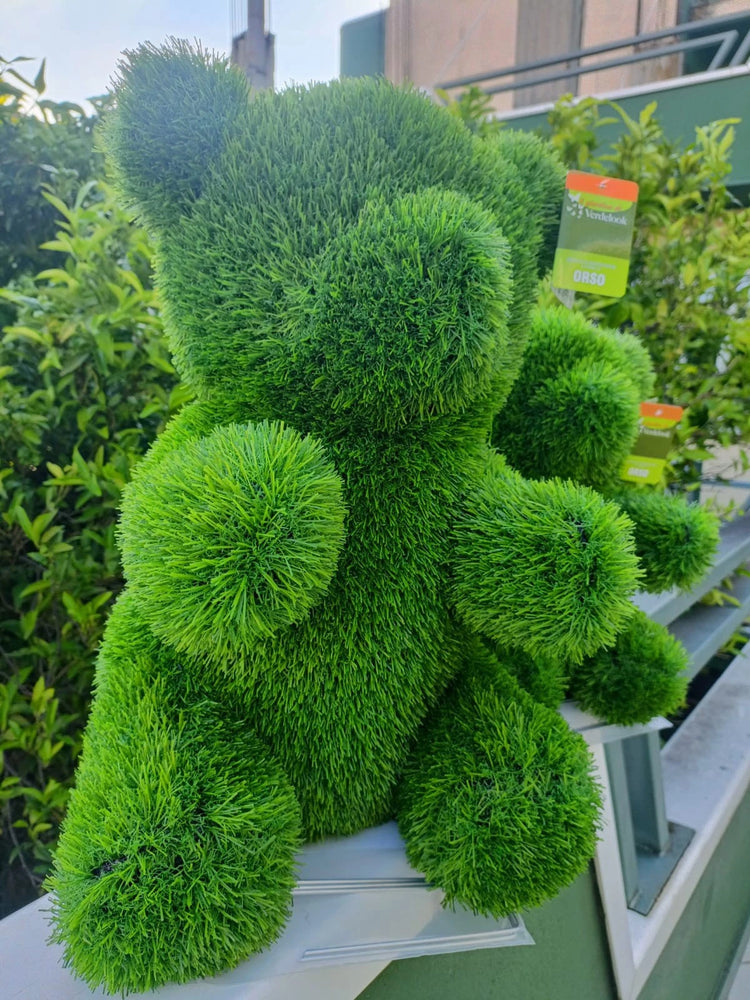 CESPUGLIO SEMPREVERDE A FORMA DI ORSO MISURA M 30X35 H 50 CM