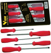 SERIE 5 CACCIAVITI RED GRIP TAGLIO/CROCE VIGOR