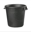 TINA IN PLASTICA NERA ALTEZZA 45 CM DIAMETRO 45 CM