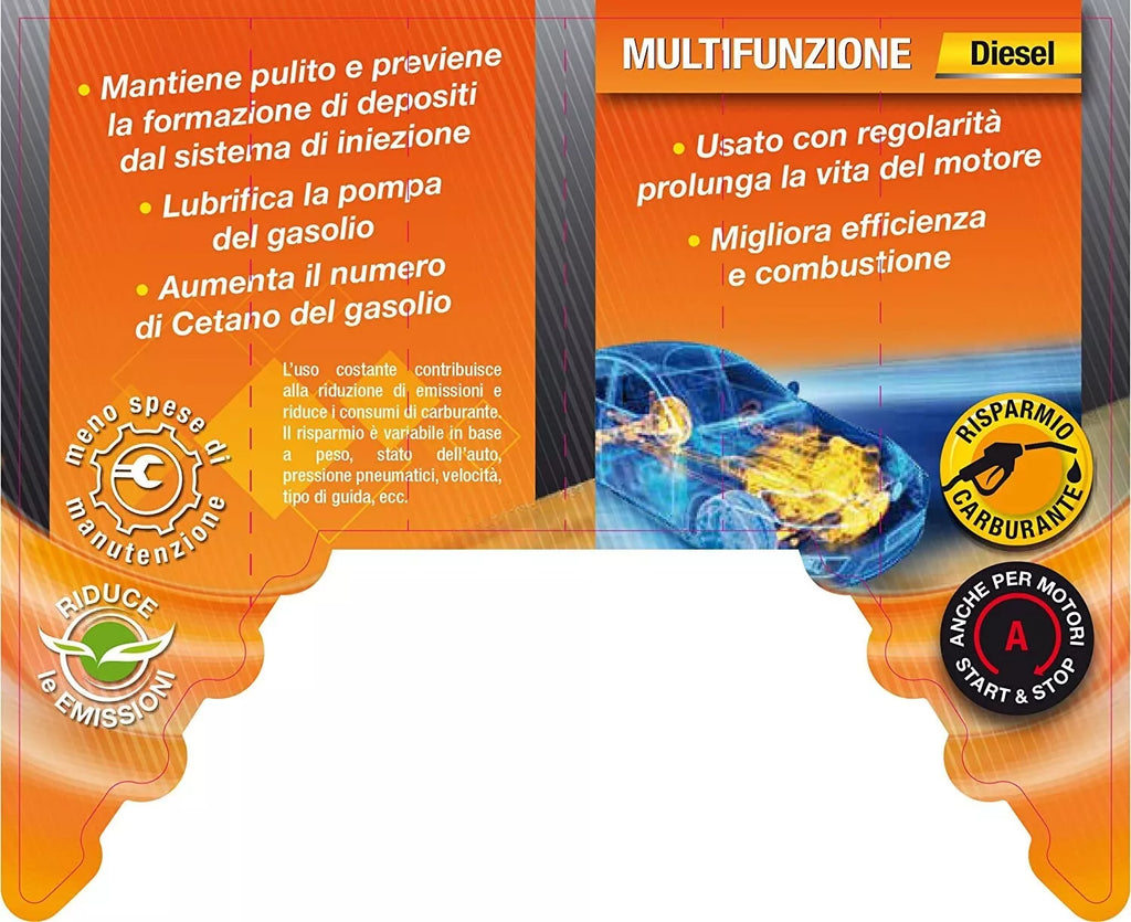 ADDITIVO DIESEL "MULTIFUNZIONE" DA 250 ML AREXONS